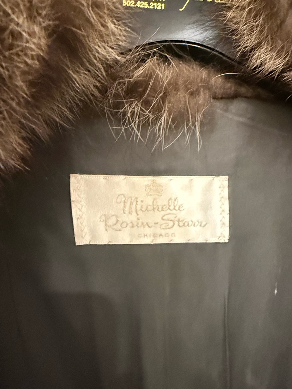 Vintage Genuine Raccoon Fur Full Length Coat Yudofsky Fur & Leather - Picture 11 of 16